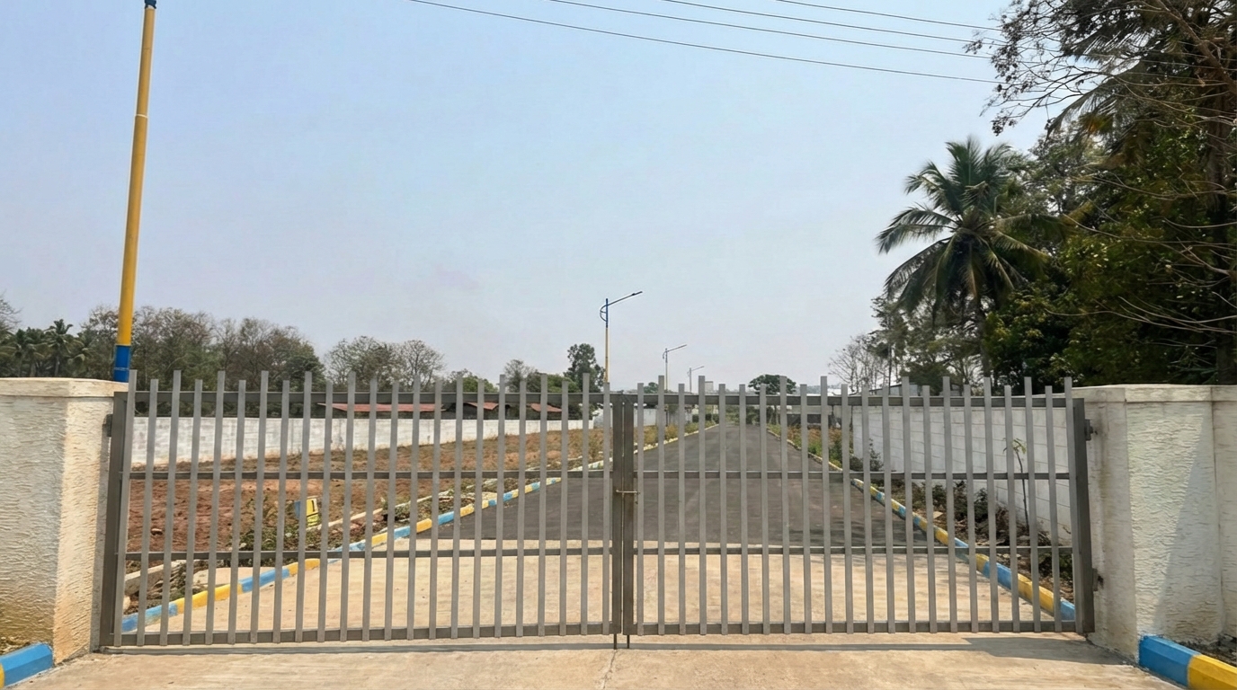 Samriddhi villa plots - site development in Kenchanapura