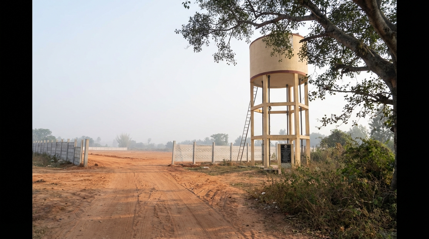Sanidhya farm plots - landscape view Hejjala